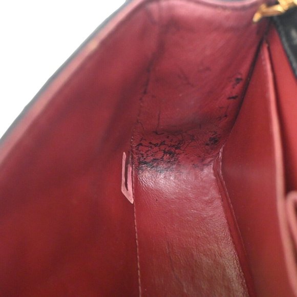 CHANEL CC Mini Matelasse Full Flap Chain Shoulder Bag Leather Black GHW 645LC499 - Picture 12 of 16